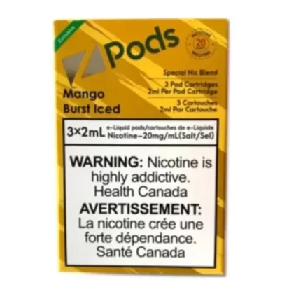 Z pods STLTH Compatible – Mango Burst Iced