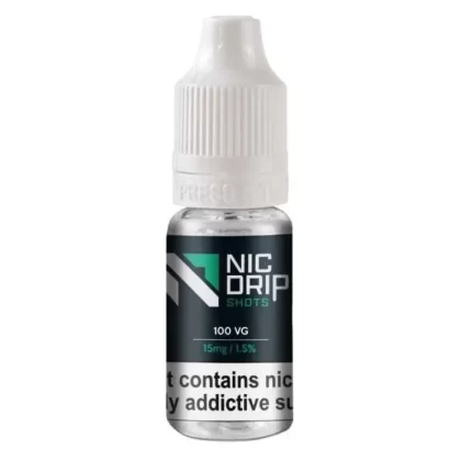 Nic Drip 100VG/15mg Nic Shots – NIC DRIP 100VG 15MG Nicotine Shot