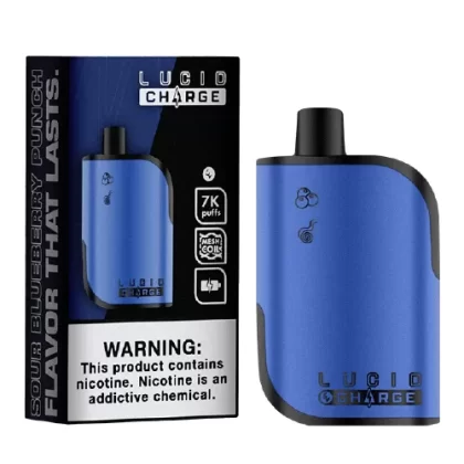 Sour Blueberry Punch Disposable Vape (7000 Puffs) by Lucid Charge