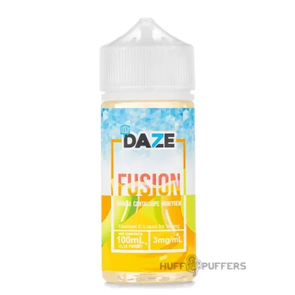 Daze Fusion – Banana Cantaloupe Honeydew Iced 100mL - Nicotine Strength#0mg>3mg>6mg