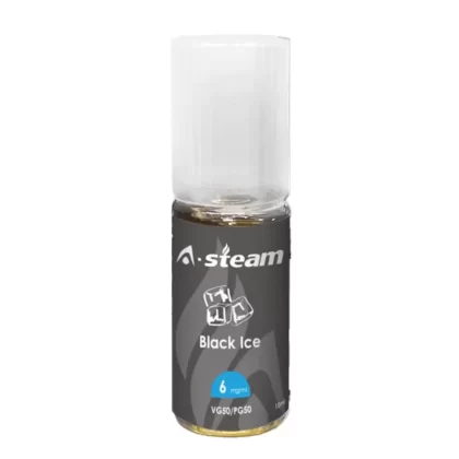A Steam 10ml Black Ice 50/50 Vape Juice - 10 Pack - Strength 3mg