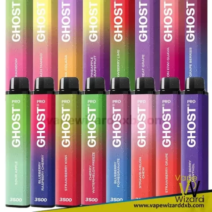 Vapes Bars Ghost Pro 3500 Puffs 20mg - Vapewizarddxb