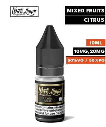Contra Nic Salt eLiquid by Wick Liquor - 10mg / 10ml