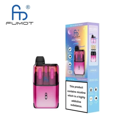 RandM Fumot T32000 Ultra Prefilled Pod Kit - Flavour#Fizzy Lemon & Lime / Lemon & Blueberry>Blue Razz Lemonade / Pink Lemonade>Blue Razz Ice / Blueberry Raspberry>Triple Mango / Juicy Peach>