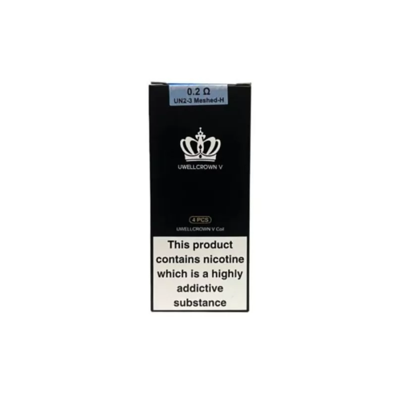 Crown 5 Replacement Coils by Uwell (4 Pack) - 0.2 Ohm