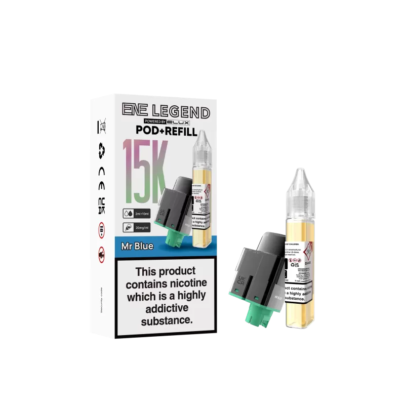 Elux ENE Legend 15K Prefilled Pods - Mr Blue - Image 2
