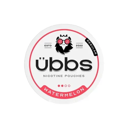 Übbs Wassermelonen-Nikotinbeutel – 6 mg, normale Stärke – 20 Stück - Vape Store