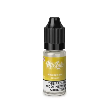 Pineapple Ice 10ml By Mix Labs Nic Salt - Nicotine Strength#20mg (Salt)>10mg (Salt)>5mg (Salt) (FDB828)