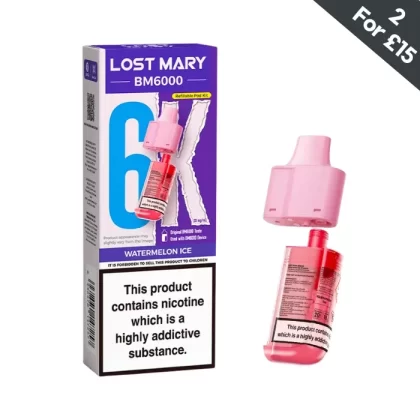 Watermelon Ice – Lost Mary BM6000 POD