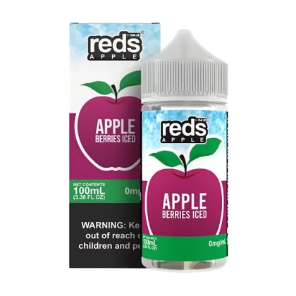 Reds Apple Berries Iced eJuice - Vape Product; Vape Product, Vape Product