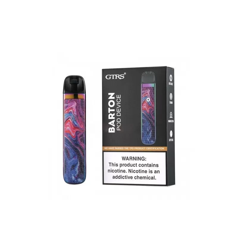 GTRS Barton Pod Kit 700mAh & 2ml - Black - Image 3