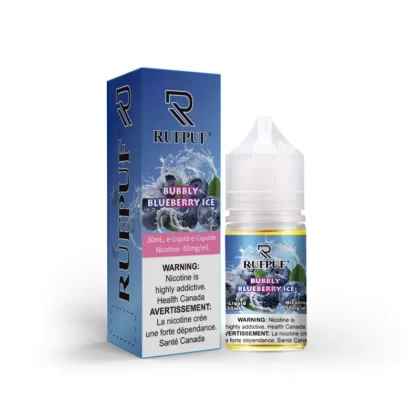 RufPuf Canadian Series Bubbly Blueberry Ice Nic Salt – 30ml - Vapebazaar Pk