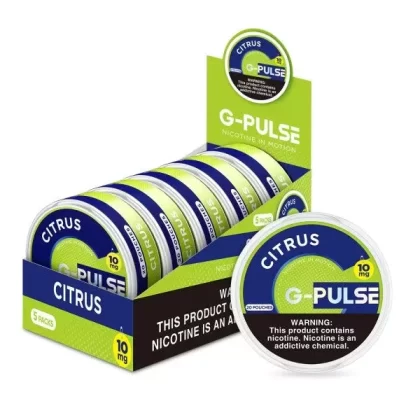 Citrus by G-Pulse Pouches - Strength#6MG>10MG (C6C6FA)