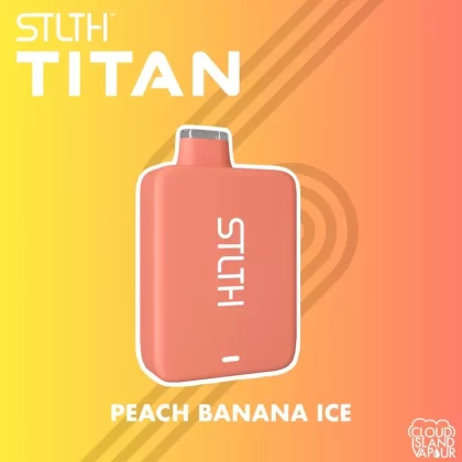STLTH TITAN 10K Disposable Vape – Peach Banana Ice