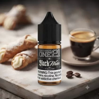 BLACK WATER SALT FIVE PAWNS DISTRICT ONE21 ELIQUID - Elegantvapestore