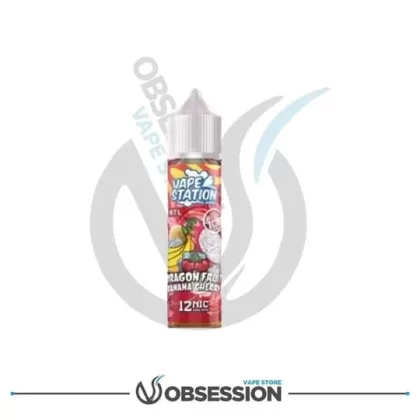 DRAGON FRUIT BANANA CHERRY VAPE STATION HIGH ICE MTL 60ML
