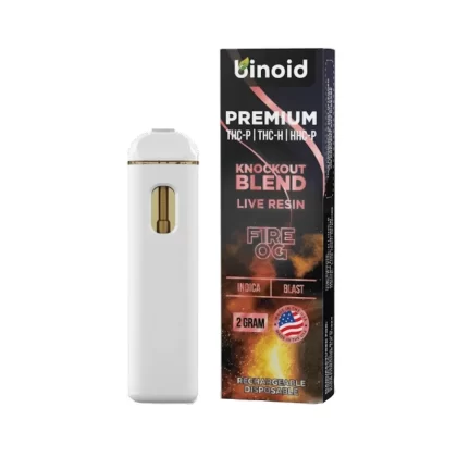 Binoid Knockout Blend Vaporizer – 2000mg - Strain#Fire OG (I)>Ice Breaker (I) (214005)