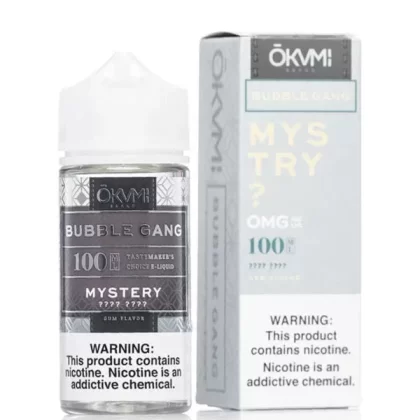 MISTERY E LIQUID BY OKVMI – BUBBLE GANG 100ML 70VG