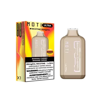 Moti Ultra 5000 Puffs Disposable – Banana Cherry