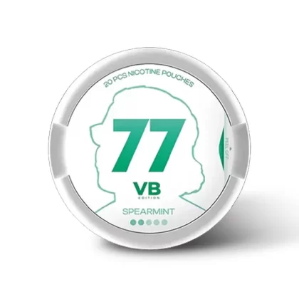 Spearmint 77 VB Edition Nicotine Pouches - 10.4mg - Medium