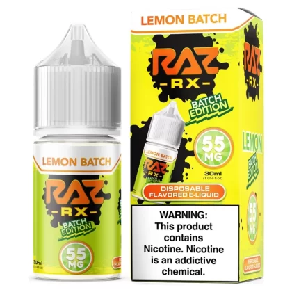 Lemon Batch Pod Juice x RAZ TF Salt 30ml - Vape Product, Vape Product