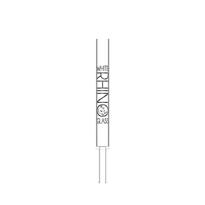 White Rhino Glass Straw Pyrex V2 – Reusable Borosilicate Dab Straw Nectar Collector - Image 3