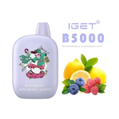 IGET B5000 – Blueberry Raspberry Lemon (5000 Puffs)