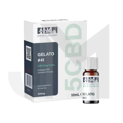 5CBD by British Cannabis 500mg CBD Full Plant Extract Gelato 10ml