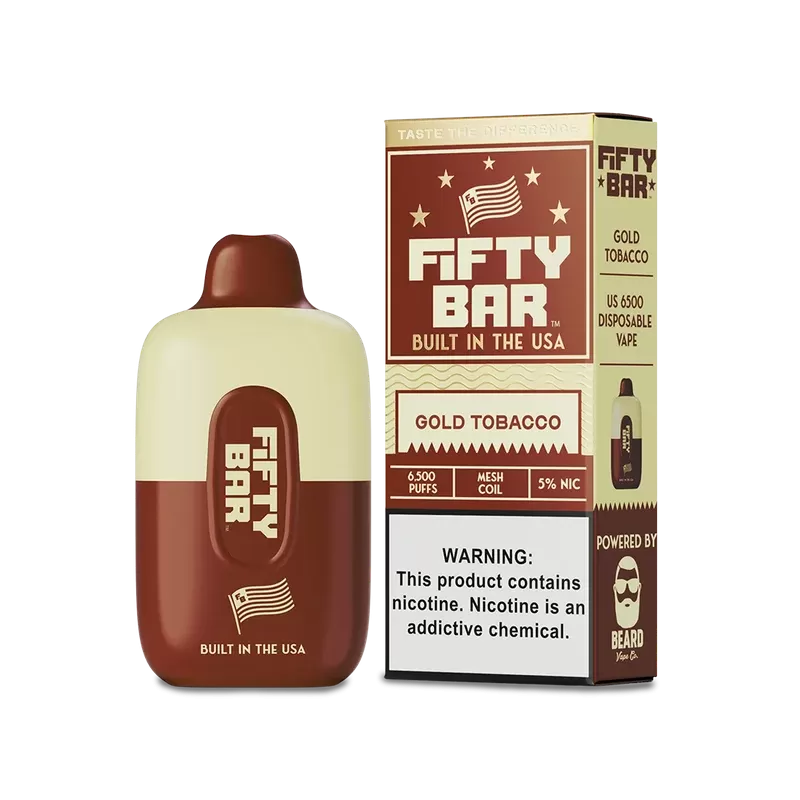 Fifty Bar 6500 Disposable Vape - Alo Grapple Watermelon, Aloe Kiwi Strawberry (B93AB9)