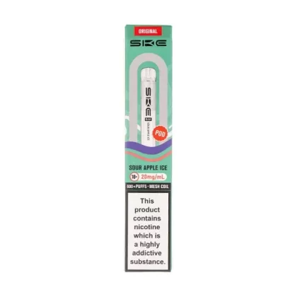 Sour Apple Ice Crystal Bar 600 Prefilled Pod by SKE