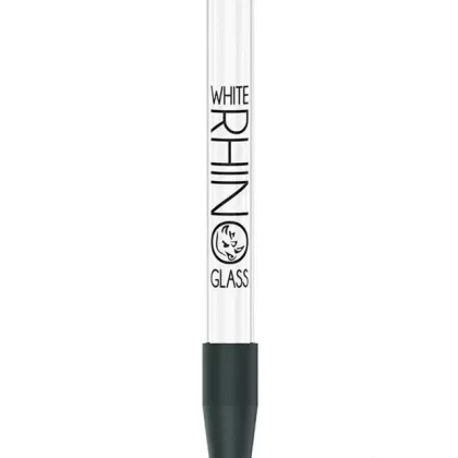 White Rhino Pyrex Glass Straw