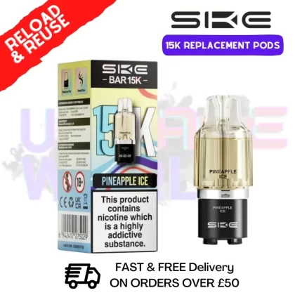 Pineapple Ice SKE 15K Replacement POD – £6.99