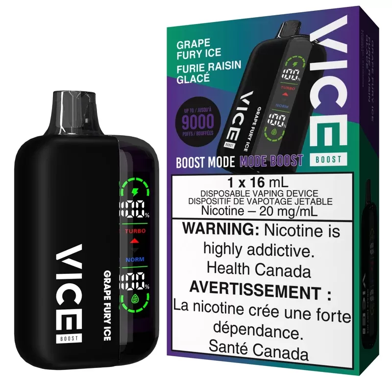 Vice Boost Disposable Vape – Grape Fury Ice