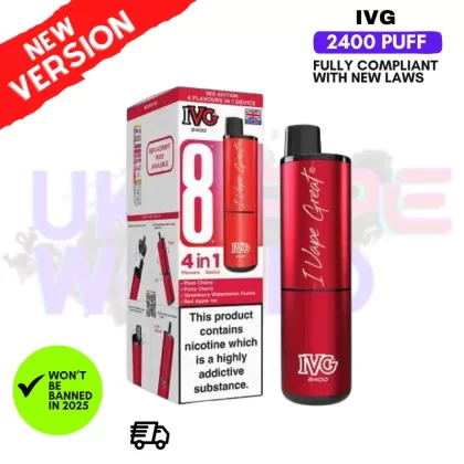 Red Edition IVG 2400 Prefilled Pod Kit