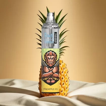 RandM Fumot Tornado 7000 Puffs Mesh Coil Disposable Vape Pineapple Ice