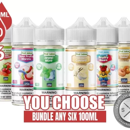 Pod Juice Bundle 6x100ml (600ml)
