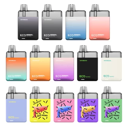 Vaporesso Eco Nano Pod System - Black Truffle, Creamy Purple