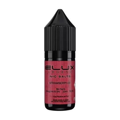 Strawberry Ice Nic Salt by Elux 10ml - 5mg - Vape Product