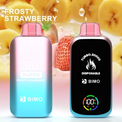 BIMO Turbo 20000 Puffs – Frosty Strawberry - Vape Store