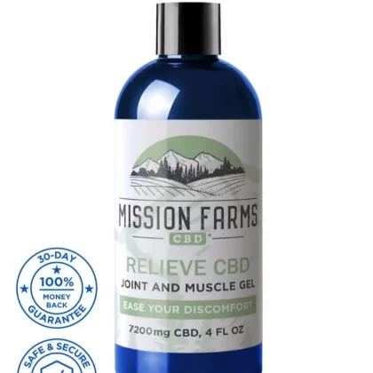 Mission Farms Relieve CBD Joint and Muscle Gel