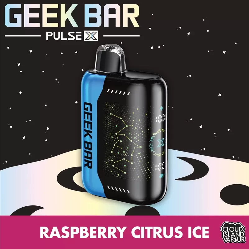 GEEK BAR PULSE X Disposable Vape – Raspberry Citrus Ice