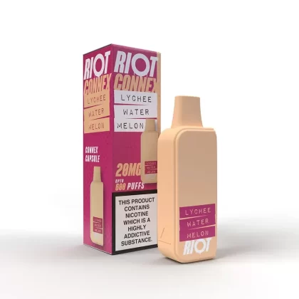Riot Connex Lychee Watermelon Capsule - Nicotine Strength#20mg>10mg (25430B)