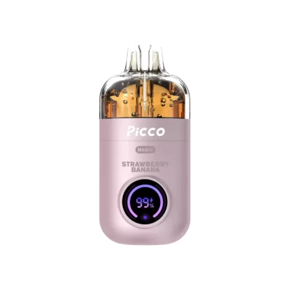 PICCO MAGIC 12000 Puffs – Strawberry Banana - Ozvapeone (4F0CFF)