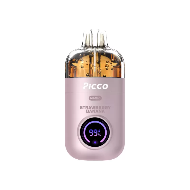 PICCO MAGIC 12000 Puffs – Strawberry Banana - Ozvapeone (4F0CFF)
