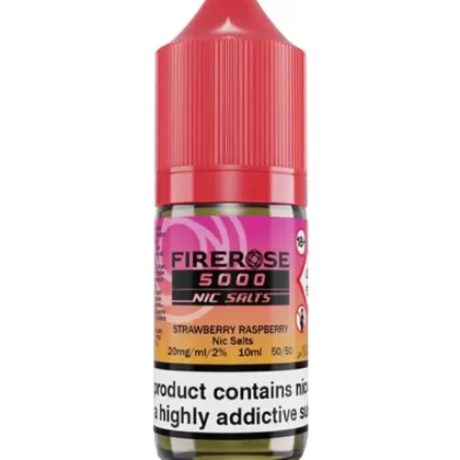 Strawberry Raspberry Elux Firerose 5000 Nic Salt E-Liquid - 20mg