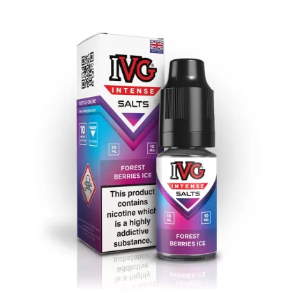 IVG Intense Nic Salt E Liquid Forest Berries Ice - Nicotine strength#20mg>10mg