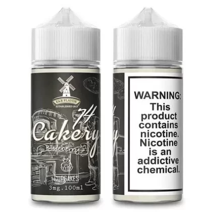 74 Cakery - Blueberry E Liquid by E&B Flavor - 3 mg - 100ml