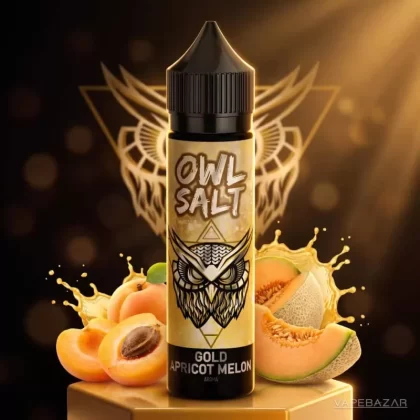 OWL Salt Longfill Gold Apricot Melon Aroma 10ml in 60ml - 0 mg/ml / 10 ml / 60 ml