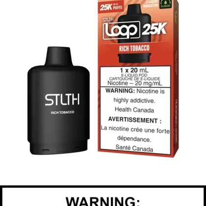 Rich Tobacco STLTH Loop 25K Pods