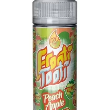 PEACH APPLE E LIQUID BY FROOTI TOOTI 100ML 70VG